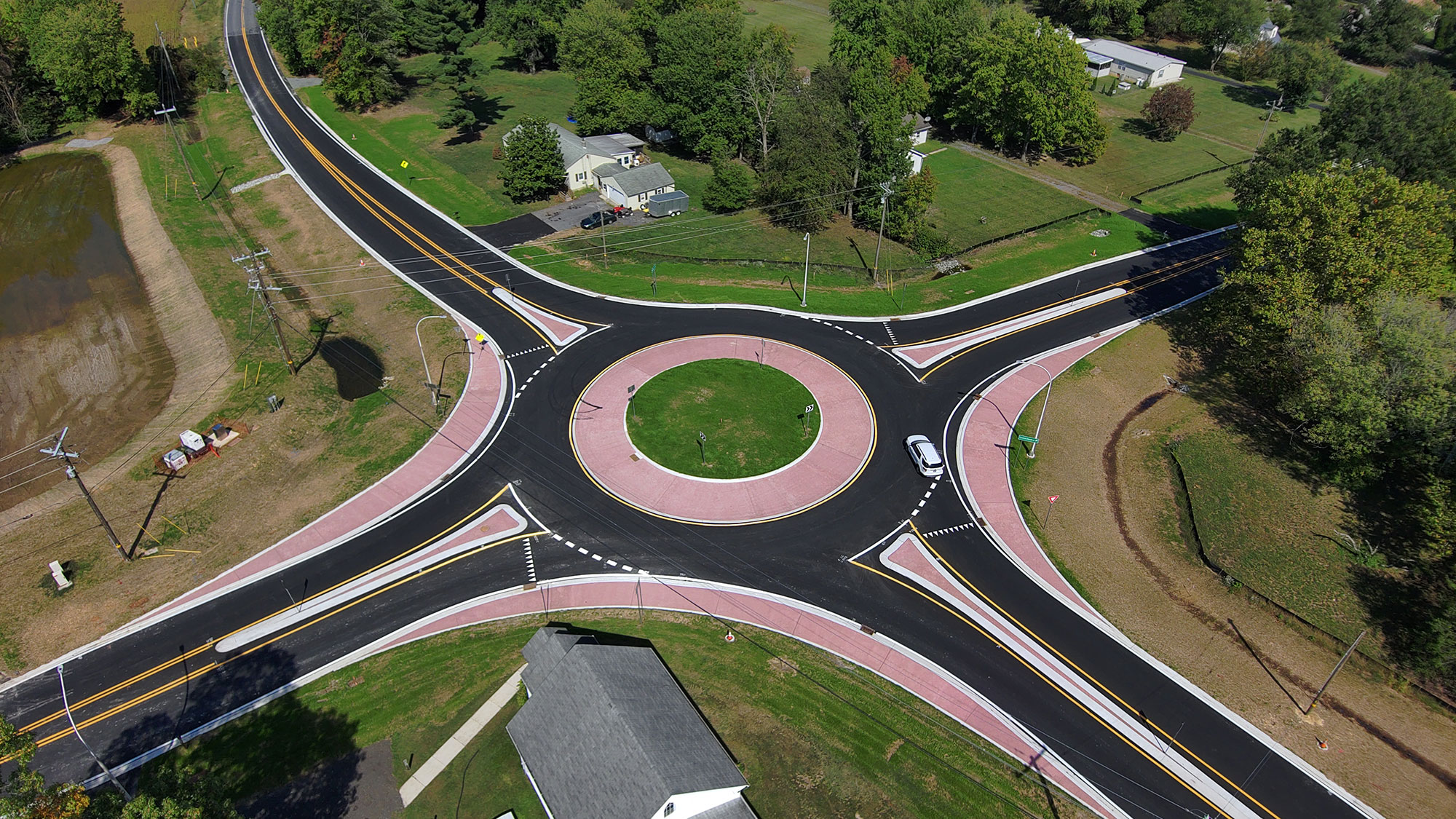 Kenton Road at Central Church Roundabout Open to Traffic 